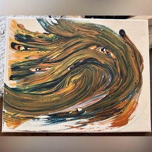 Hand crafted original acrylic canvas wall decor painting